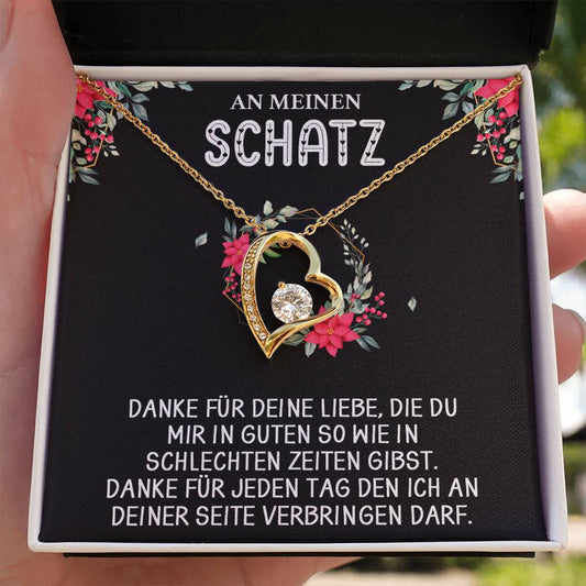Schatz - Danke Für Deine Liebe - Forever Love Halskette