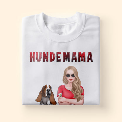 Hundemama - Geschenke Für Mama - Personalisierte T-Shirt
