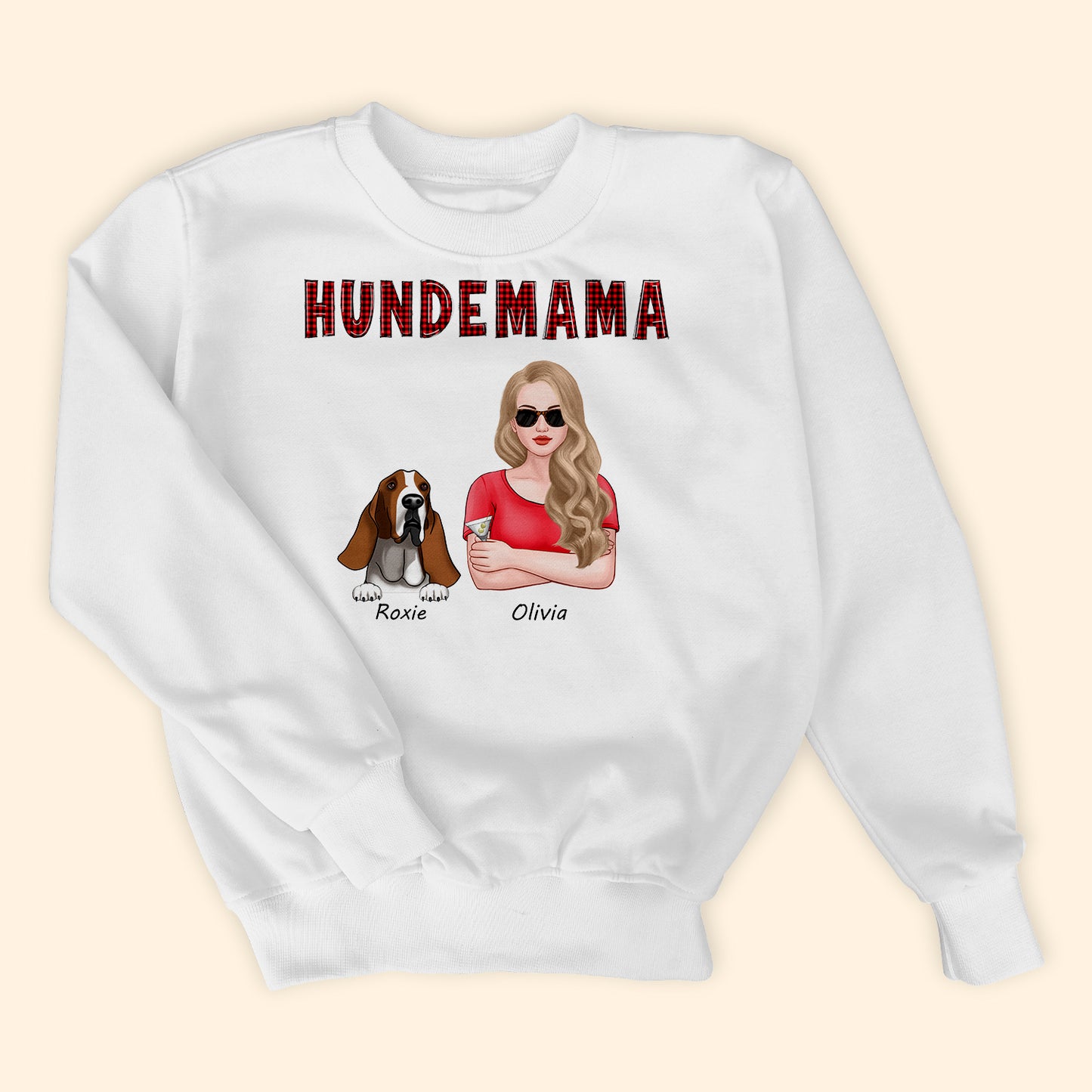 Hundemama - Geschenke Für Mama - Personalisierte T-Shirt