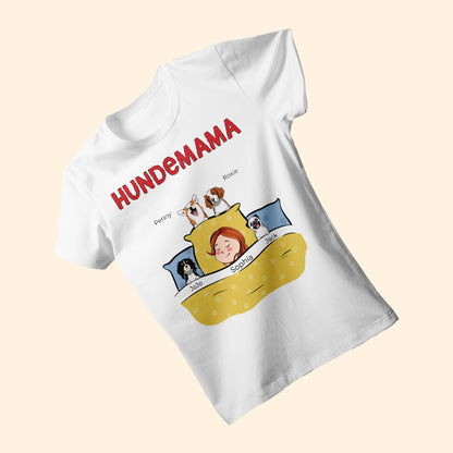 Hundemama - Personalisierte Geschenke Für Mama - T-Shirt Für Hundeliebhaber
