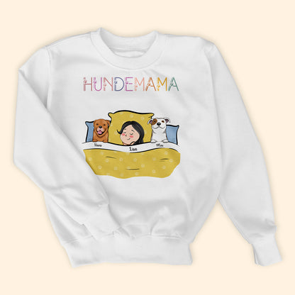Hundemama - Personalisierte Geschenke - T-Shirt Für Hundeliebhaber - Geschenk Für Mama