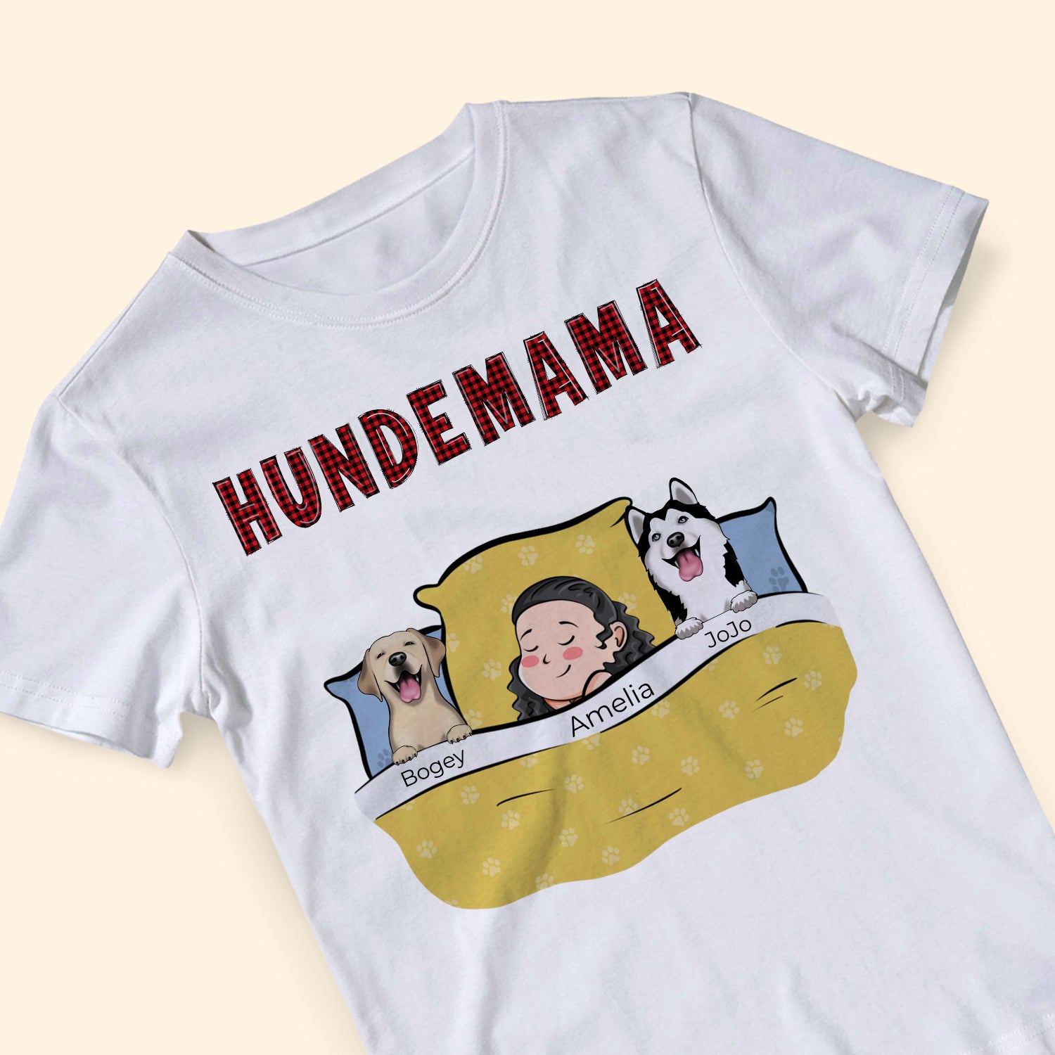 Personalisierte Geschenke Für Mama - Personalisierte T-Shirt Für Hundeliebhaber - Hundemama