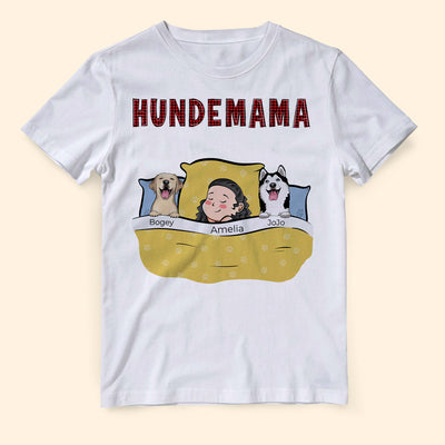 Personalisierte Geschenke Für Mama - Personalisierte T-Shirt Für Hundeliebhaber - Hundemama