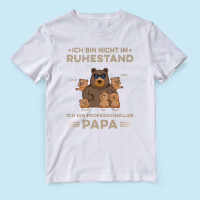 Ich Bin Professioneller Opa - Personalisierte Geschenke - T-Shirt für Papa/Opa