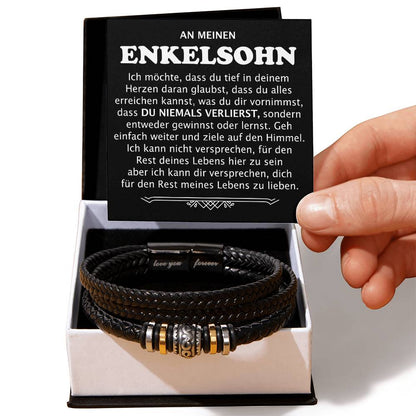 An meinen Enkelsohn dich für den rest meines lebens zu lieben - Liebe dich für immer Armband