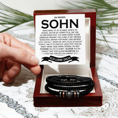 Sohn "Stärker, Klüger, Geliebter" - Liebe dich für immer Armband