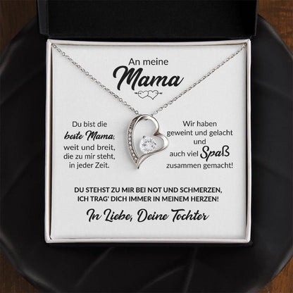 An meine Mama - Du bist die beste Mama - Forever Love Halskette