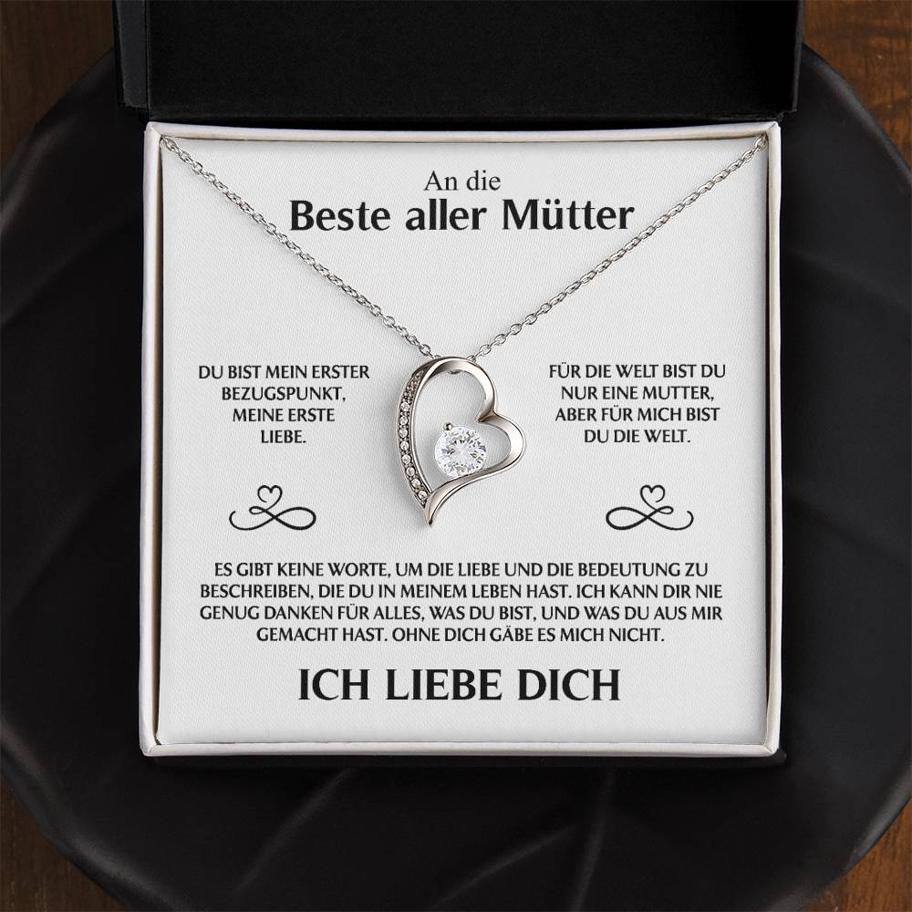 An Die Beste Aller Mütter - Ich Liebe Dich - Forever Love Halskette