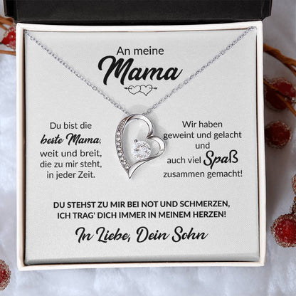 An meine Mama - In Liebe, Dein Sohn - Forever Love Halskette