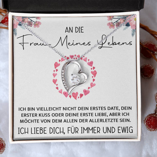 An die Frau meines Lebens - Forever Love Halskette