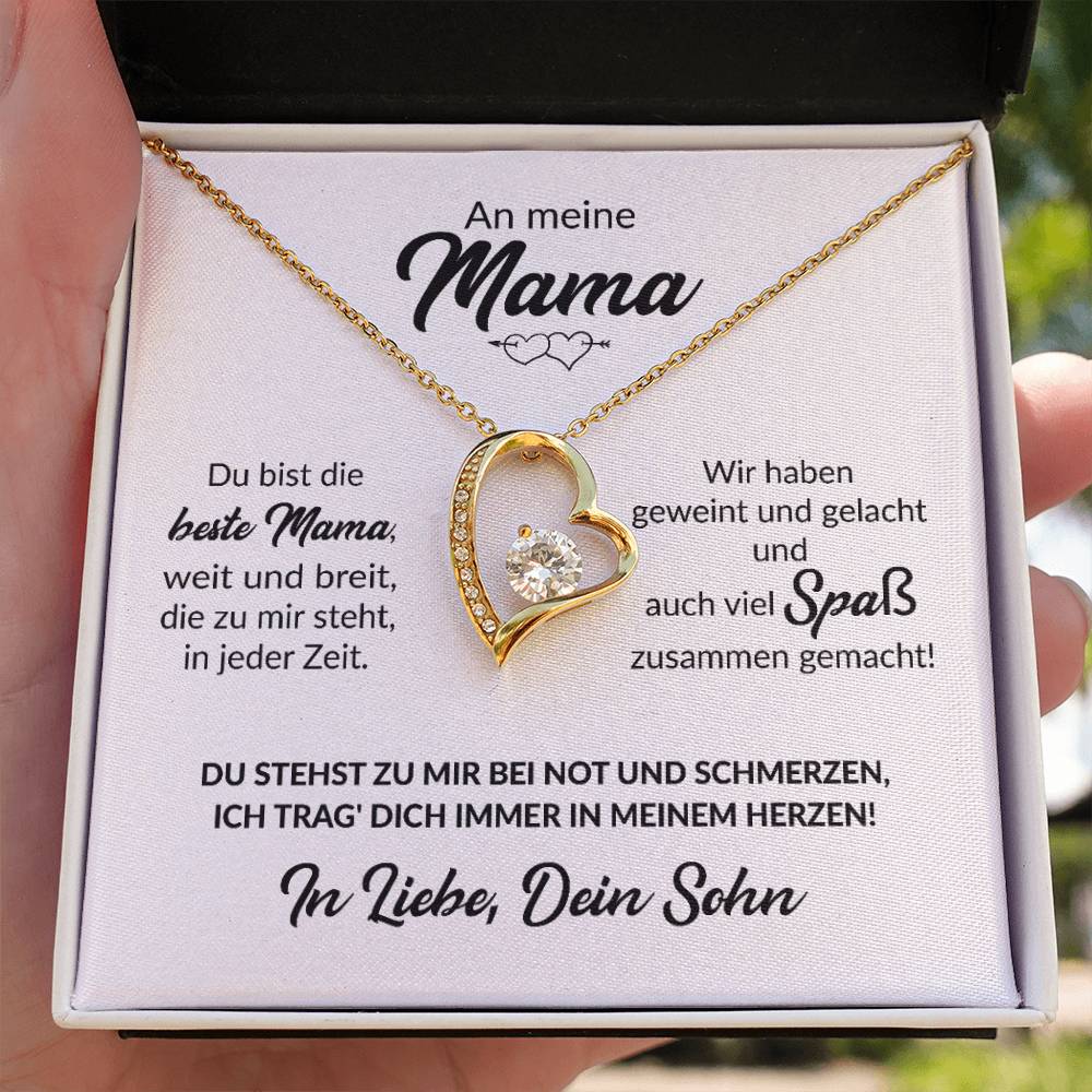 An meine Mama - In Liebe, Dein Sohn - Forever Love Halskette