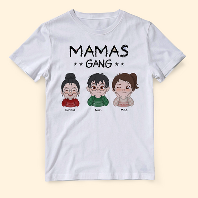 Mamas Gang - Personalisiertes Geschenk Für Mama - T-shirt Für Mama