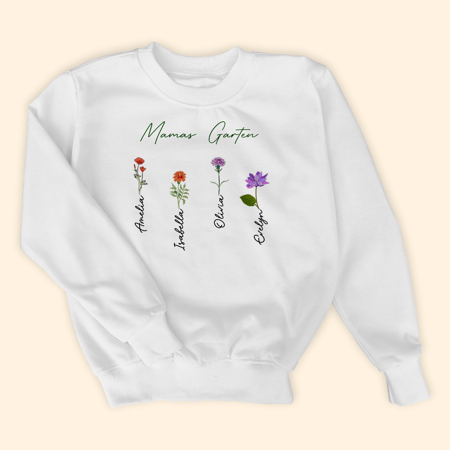 Mamas Garten - Personalisierte Geschenke - T-shirt Für Mama/Oma