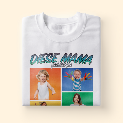 Personalisierte Geschenke Für Mama - Die Beste Mama Gehört Zu - Personalisiertes T-Shirt